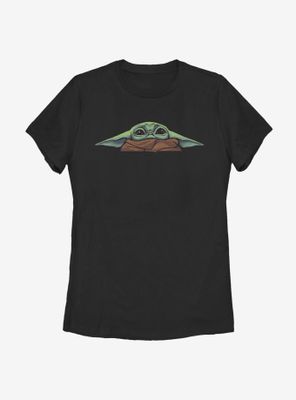 Star Wars The Mandalorian Child Kanga Womens T-Shirt