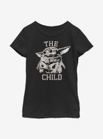 Star Wars The Mandalorian Child Varsity Youth Girls T-Shirt