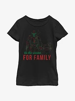 Star Wars The Mandalorian Family Time Youth Girls T-Shirt