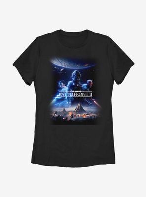 Star Wars Battlefront Poster Womens T-Shirt