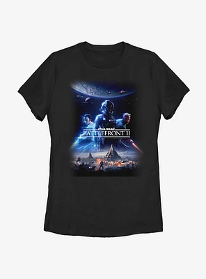 Star Wars Battlefront Poster Womens T-Shirt