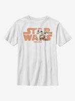 Star Wars The Mandalorian Looking Logo Youth T-Shirt