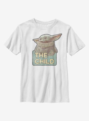 Star Wars The Mandalorian Vintage Transfer Youth T-Shirt