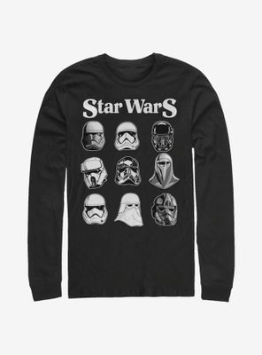 Star Wars Trooper Helms Long-Sleeve T-Shirt