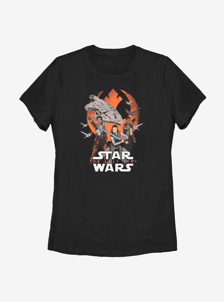 Star Wars Episode VIII: The Last Jedi Rebels Lead Womens T-Shirt