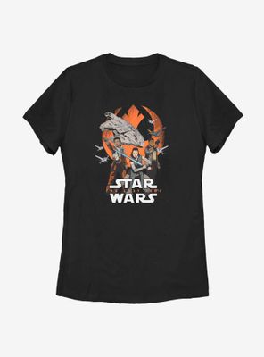 Star Wars Episode VIII: The Last Jedi Rebels Lead Womens T-Shirt