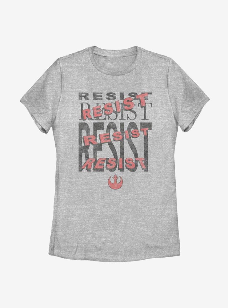 Star Wars Episode VIII: The Last Jedi Resist Repeat Womens T-Shirt