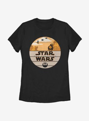 Star Wars Episode VIII: The Last Jedi Sun Droid Womens T-Shirt