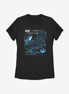 Star Wars Episode VIII: The Last Jedi Falcon Womens T-Shirt