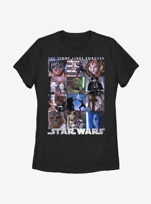 Star Wars The Story Lives On Womens T-Shirt