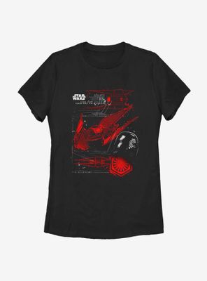 Star Wars Episode VIII: The Last Jedi Tie Silencer Womens T-Shirt