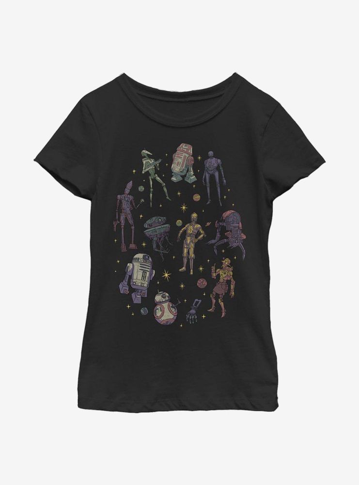Star Wars Sidekick Circle Youth Girls T-Shirt