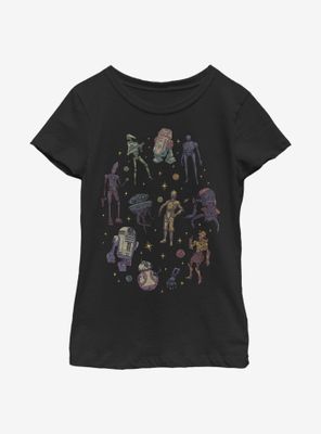 Star Wars Sidekick Circle Youth Girls T-Shirt