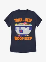 Star Wars Trick Or Beep Womens T-Shirt