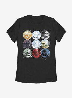 Star Wars Trooper Planets Womens T-Shirt