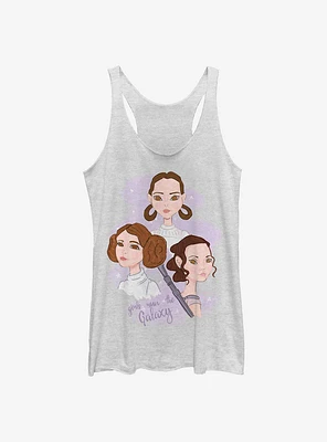 Star Wars Galaxy Girls Womens Tank Top