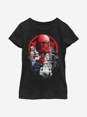 Star Wars Troops Poster Youth Girls T-Shirt