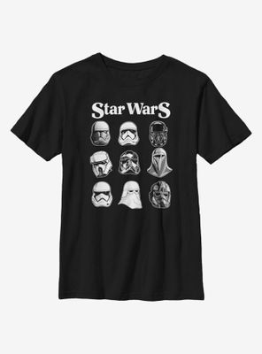 Star Wars Trooper Helms Youth T-Shirt