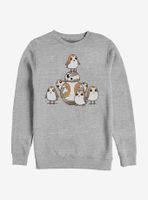 Star Wars Episode VIII: The Last Jedi BB-8 And Porgs Sweatshirt