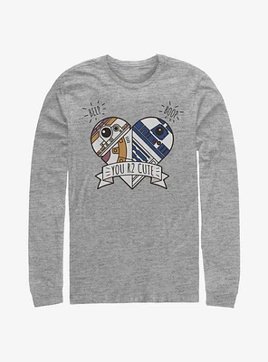 Star Wars BB-8 Heart R2-D2 Long-Sleeve T-Shirt