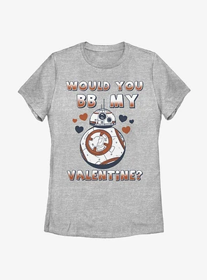Star Wars BB-8 My Valentine Womens T-Shirt