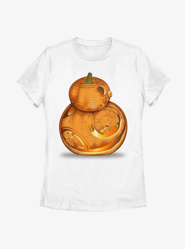 Star Wars BB-8 Pumpkin Womens T-Shirt