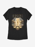 Star Wars Episode VIII: The Last Jedi Gold R2-D2 Womens T-Shirt