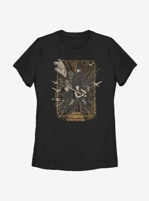 Star Wars Episode VIII: The Last Jedi Golden Group Womens T-Shirt