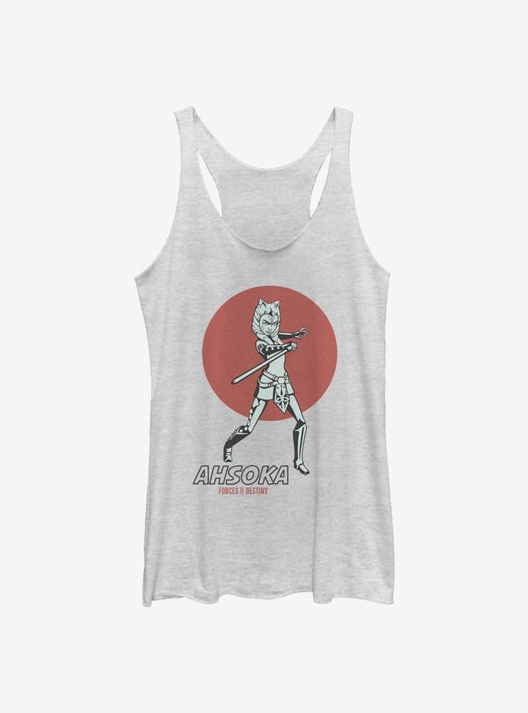 Star Wars: Forces Of Destiny Ahsoka Sunset Womens Tank Top