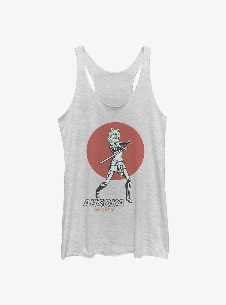 Star Wars: Forces Of Destiny Ahsoka Sunset Womens Tank Top