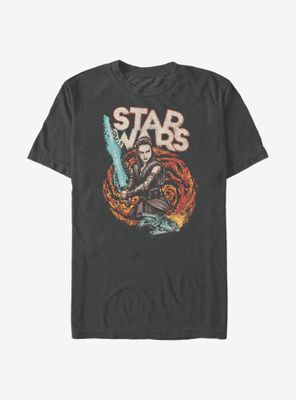 Star Wars Episode VIII: The Last Jedi Rey Resists T-Shirt