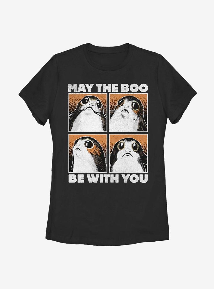 Star Wars Episode VIII: The Last Jedi Boo Porg Womens T-Shirt