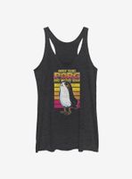 Star Wars Episode VIII: The Last Jedi Retro Porg Big Halftones Womens Tank Top