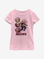 Star Wars: Forces Of Destiny Ahsoka Circles Youth Girls T-Shirt