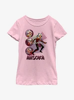 Star Wars: Forces Of Destiny Ahsoka Circles Youth Girls T-Shirt