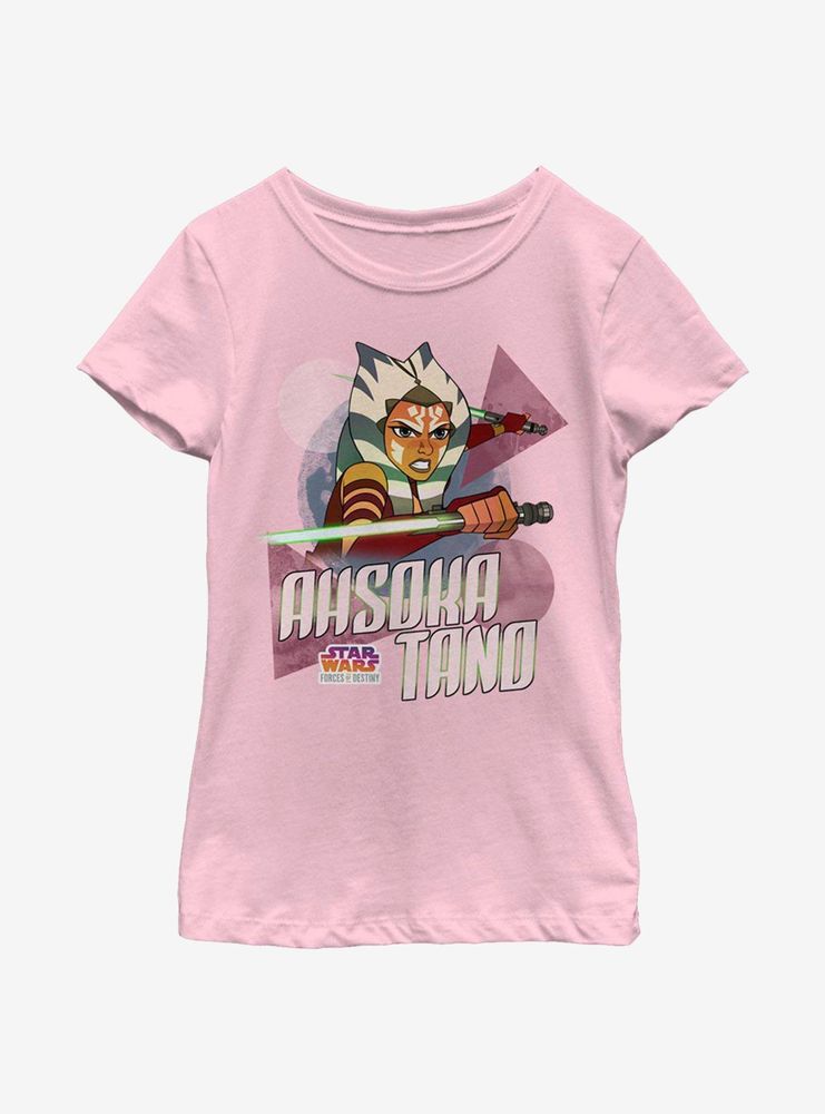 Star Wars: Forces Of Destiny Ahsoka Poise Youth Girls T-Shirt