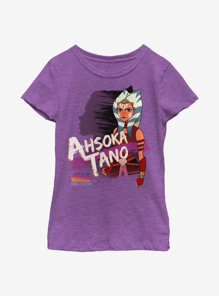 Star Wars: Forces Of Destiny Ahsoka Shadow Youth Girls T-Shirt