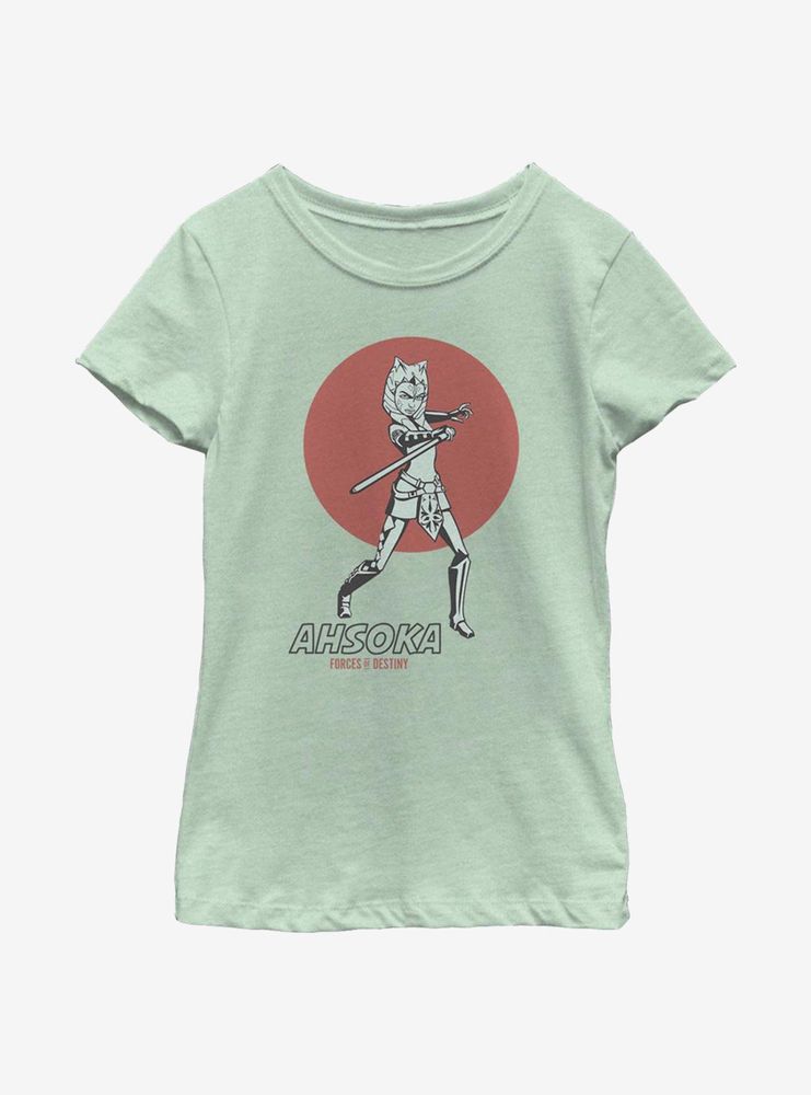 Star Wars: Forces Of Destiny Ahsoka Sunset Youth Girls T-Shirt