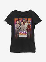 Star Wars: Forces Of Destiny Group Shot Youth Girls T-Shirt