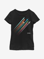 Star Wars Plane Lines Youth Girls T-Shirt