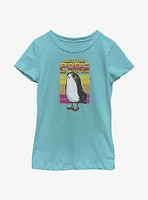 Star Wars Episode VIII: The Last Jedi Retro Porg Big Halftones Youth Girls T-Shirt