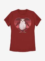 Star Wars Episode VIII: The Last Jedi Porg Heart Womens T-Shirt