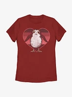 Star Wars Episode VIII: The Last Jedi Porg Heart Womens T-Shirt