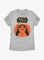 Star Wars Episode VIII: The Last Jedi Porg Pumpkin Womens T-Shirt