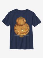 Star Wars BB-8 Pumpkin Logo Youth T-Shirt