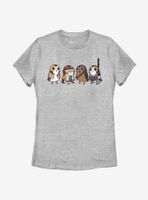 Star Wars Episode VIII: The Last Jedi Porgs As Characters Womens T-Shirt