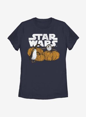 Star Wars Episode VIII: The Last Jedi Pumpkin Patch Porg Womens T-Shirt
