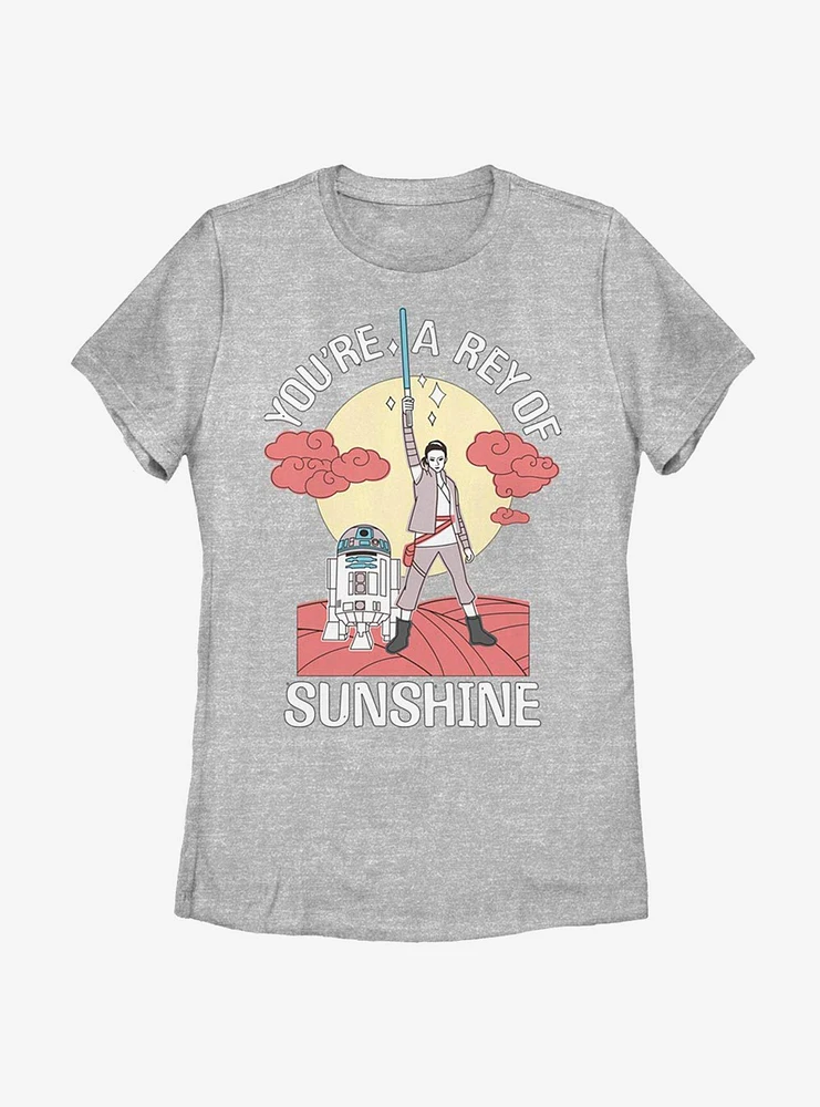 Star Wars Episode VIII: The Last Jedi Rey Of Sun Womens T-Shirt
