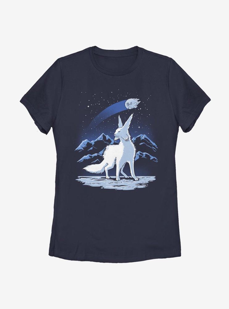 Star Wars Episode VIII: The Last Jedi Vulptex And Falcon Womens T-Shirt