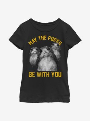 Star Wars Episode VIII: The Last Jedi Eggs Be With You Youth Girls T-Shirt